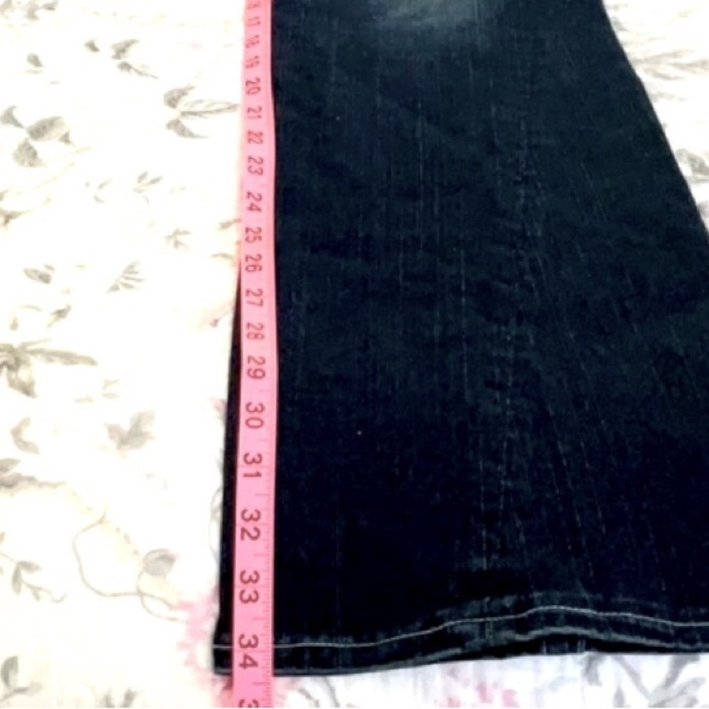 ASO✨NWT Y2K RareUSA🇺🇸 True Religion Joey Flare Beatnik Dark Blue LowR Wm Jean 29 - Picture 8 of 12